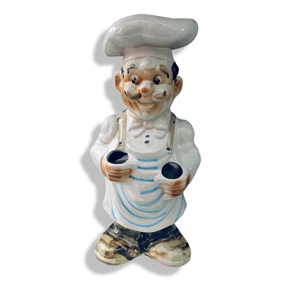 Kitchen Vintage Italian Chef Utensil Holder Prop Used In The Show